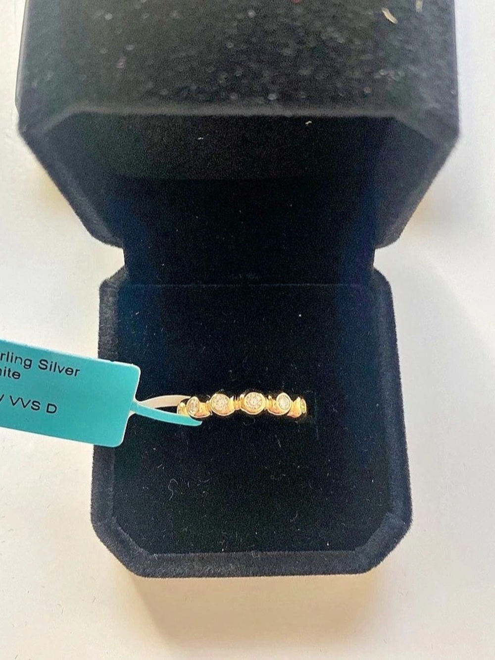 Moissanite Eternity Band Size 6